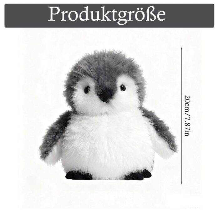 JcvPot Pinguin Kuscheltier, Weiches Stofftier Für Kinder Und Babys, Kuscheltier Pinguin PlüschtiePlüschtier – Bild 7