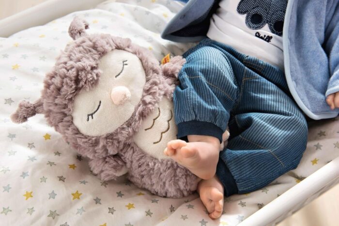 Steiff Kuscheltier Ollie Eule, Süßes Stofftier, Jungen, Mädchen & Babys ab 0 Monaten, Friends, PlüschtierBeige – Bild 2