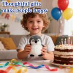 JcvPot Pinguin Kuscheltier, Weiches Stofftier Für Kinder Und Babys, Kuscheltier Pinguin PlüschtiePlüschtier – Bild 4